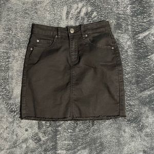 Garage: stretch mini-skirt, black, size XS